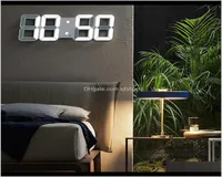 Display LED Alarm Uhr USB -Ladung Elektronische digitale Uhren Wand Horloge 3D Dijital Saat Home Dekoration Office Tisch Schreibtisch Clock 5090325