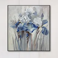 Obrazy MyT Home Decor Flower Pictures Piece Białe sztuka ścienna olejek