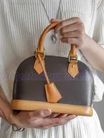 LVS Designer de Louisity Luxo de alta qualidade Totes famosas bolsas de ombro Alma Tote Nylon Bolsa best -seller Bag Bagetette City Top Handle Genuine 4YFA