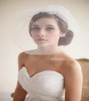 Test Pinterest Blusher Veils Veaux Bridals Ivory White Tulle Veils Accessoires Bridal Perles 2015 Favors de mariage1501892