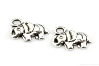 300 PCS Tibetan Silver Elephant Aley Charms Pandents para joyas que hacen hallazgos del collar de la pulsera 16 mmx135mmx3mm4229392