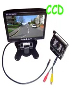 7quot LCD Monitor Car Rearview Kit for Long Bus Truck Waterproof 18 IR LED CCD Reversing Camera8909487