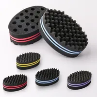 Curling Irons Oval Double Sides Magic Twist Hair Brush Sponge For Natural Afro Coil Wave Dread es Braids Braiding 221115