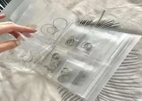 Шах для ювелирных мешков 120100pcs Высоко прозрачные маленькие пластиковые подарки Ziplock Bag Reclosable Transparent с книгой хранения Drop3068600