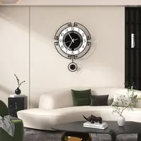 Wanduhren Meisd Stille Uhr Pendel Großer Uhr Vintage Modernes Design Horloge für Wohnzimmer Hausdekoration
