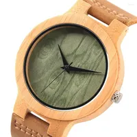 Armbanduhr Quarz Männer Uhren Natur Holz einfache Sport Uhr Analog Bambus Frauen Trendy Armband Relogio Maskulino Weihnachts