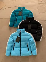 남자 디자이너 재킷 pa x mo 브랜드 겨울 따뜻한 바람 방풍 다운 자켓 재킷 재료 1-5 사이즈 커플 모델 새로운 의류 깃털 가득 채워