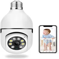 360° Panoramic Camera 1080P Wireless WIFI IR PTZ IP Cam Home Security Indoor E27 Bulb Camera Baby Monitor211f