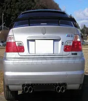 Спойлер для BMW 9806 E46 Длина спойлера 129 см Универсальный GT Крыла крыла заднего багажника углеродного волокна 4185289