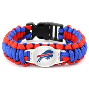 Charms diy US Team American Football Conference East Buffalo Swing DIY gewebtes Armband Sportschmuck Accessoires4291189