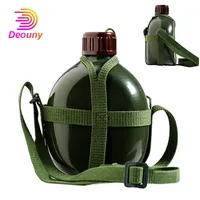 Bouteilles d'eau Deouny Camping Army Hip Flask Wine Bottle Aluminium Military Cooking Cup With Scolater Kettle 11.52L Drinkware 221114