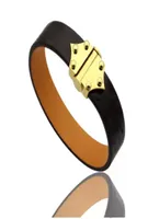 Fashion Leather bracelet bangle braccialetto for women mens Party Wedding jewelry for Couples Lovers engagement gift9916328