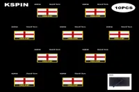 Rectangle National Flag Patch Hook Loop Anglia Odznaki Armband 3D Stick na kurtce naklejki z plecaka 8253758