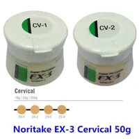 Noritake EX-3 EX3 Powders de porcelana cervical 50G Laborat￳rio Dental229Q