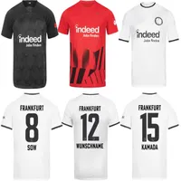 22/23 Eintracht Frankfurt Soccer Jerseys Home Away 2022 M.Gotze Kostic Sow Klammers Hintegger Kamada Borre Cirche Rode Homem Man Uniforme de Futebol