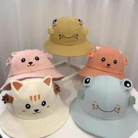 Ball Caps Toddler Baby Kids Boys Girloon Cartoon Wzór wiadra kapelusze kapelusz słoneczny czapka