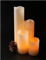 Real Wax Remotecontrolled Electric Velle Weddle Decoration 4 conjuntos de favores de l￡mpara de vela el￩ctrica2893991