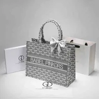 itgdledy letter Printed Tote Bag high capacity handbag versatile women's bag Handbag sale