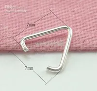100pcslot 925 Sterling Silver Pinch Clasp Clasp Hoints Houptings for Pendant DIY Craft Jewelry 06x7x7mm WP0605593888