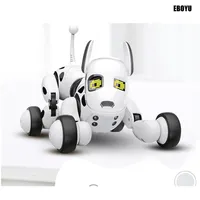 9007a mise ￠ jour 2 4G Wireless RC Dog Remote Control Smart Dog Electronic Pet ￩ducatif Intelligent RC Robot Dog Toy Gift274H