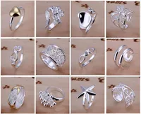 Nuovo arrivo 925 gioielli in argento 50pcs lotto donna affascinante femminile anelli finge anelli multi stili anelli mix mix mix order 1344091
