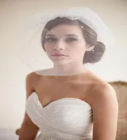 Teste Pinterest Véias Blushs Véils de Bridal Véus de Tulle Branco Tulles Acessórios de noiva Favores de casamento 2015 Favors7558019