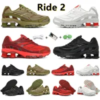 Ride 2 2.0 SP Men Buty do biegania Zwiększenie tenisów klasyczny Triple Blay Red Red Green Mens Treners Sports Sneakers 40-46
