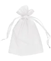 100pcs White Organza Packing Bags Jewellery Pouches Wedding Favors Christmas Party Gift Bag 16 x 22 cm 62 x 86 inch9695645