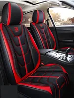 Universal Fit Car Interior Accessories Seat Covers For Sedan PU Leather Adjuatable Five Seats Full Surround Design Seat Cover For 6415908