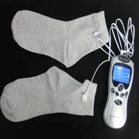 Ayak masajı elektro çoraplar elektrik şok stimülasyon tahmini terapi kiti tens makinesi ağrı kesici dinlenme sağlığı yeniden kullanılabilir314s