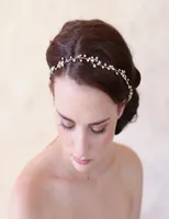 Twigs bal düğün başlıkları saç aksesuarları rhinestones ile kadın saç takı düğün tiaras gelin bantları o0322984900