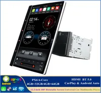 4GB64 GB IPS 100 ﾰ 100 ﾰ Schermo verticale in stile Tesla 2 DIN 122QUOT PX6 Android 90 Universal Car Player DVD Auto DSP Radio G5729717