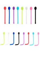 Candy Color Nose Nails Round Head Straight L Rod Acrylic Stud Human Body Piercing Jewelry For Women5257864