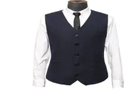 2020 Vintage Brown Groom Vests Wool estilo britânico Made Made Tailor Slim Fit Groomsmen Armas de casamento Fatos de casamento para homens mais SIZ5246254