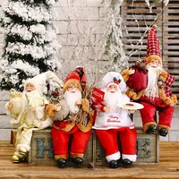 Christmas Decorations Santa Claus Doll Merry For Home Ornaments Xmas Navidad Gifts Happy Year 221114