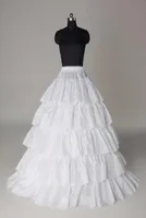 Плюс размер белое слоистое платье с шариковыми платьями юбки юбки для свадебного кринолина для бальных платьев свадебные аксессуары в Stock6421431