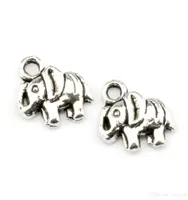 300 PCS Tibetan Silver Elephant Aley Charms Pandents para joyas que hacen hallazgos del collar de la pulsera 16 mmx135mmx3mm1552151