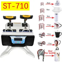 ST-710 7 в 1 Combo Double Station Mug Mug Mug Machine Machin
