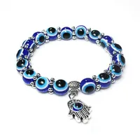 Bangle New Fashion Turquia acr￭lico Religioso Charms Flicocos Mal Blue Olhos Bocas de J￳ias Bracelete Drop Bracelets Dhigt Dhigt