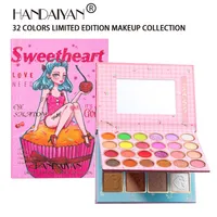 Handiyan 32 colori ombretto arrossamento blush polvere pallete contorno di contorno del viso blusher maceup ombretto ombretto cosmetics347q