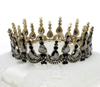 Vintage baroque Queen King Bride Tiara Crown for Women Headress Prom Weddal Wedding Tiaras and Crowns Hair Jewelry Accessories5703472