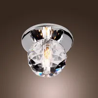Takbelysning K9 Crystal Ball LED Spotlight Moderna taklampor Aisle Hallväg Peranda Entré Downlight Home Inomhusbelysning Fixture196C