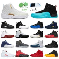 2022 Jumpman 12 12S Outsoor Shoes Shoes Sample Gamma Blue White Game Royalty Royalty Mens Sport Conteekers