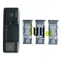3pcs 890mAh BL-5B Replacement Battery Universal Charger For Nokia 3230 5070 5140i 5200 5300 5500 6020 6021 6060 6070 6080 6120 6120C 250Y