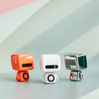 Kreativer Roboter Bluetooth -Lautsprecher Mini niedlich tragbarer kleiner Stahlpistole Wireless Lautsprecher