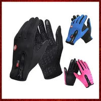 ST211 Guanti ciclistici uomini e donne in pile Verognate touch screen guanti impermeabili di guida da sciopero per esterno guanti