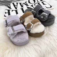 Designer Australia Wool slippers for women in autumn and winter 2022 New Keep warm in winter Size 34-42