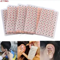 JETTING-600 Pcs lot Relaxation Ears Stickers Acupuncture Needle Ear Vaccaria Seeds Ear Massage Auricular-paster Press Seeds C18122801237K