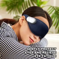 Máscara aquecida de cuidados de saúde de vibração inteligente de massageador ocular para aliviar a fadiga Dark Circles Protector U0T8 221116