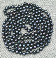 NEU 78 mm schwarzer echter Akoya Tahiti Kultivierte Perlenkette 50inch3217687